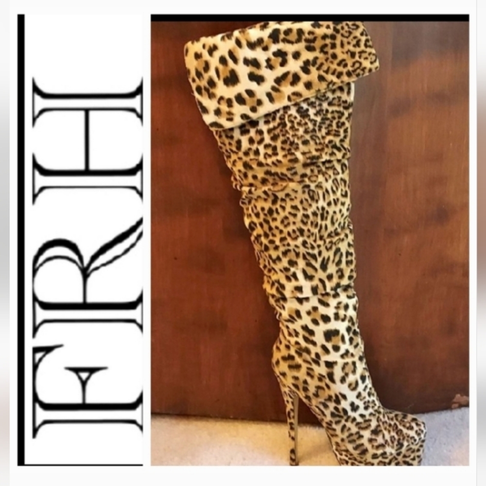 FRH Brown Over the Knee Boots